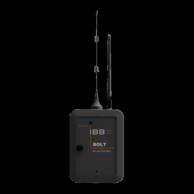 Gateway Bolt, a black enclosure with two whip antennas.
